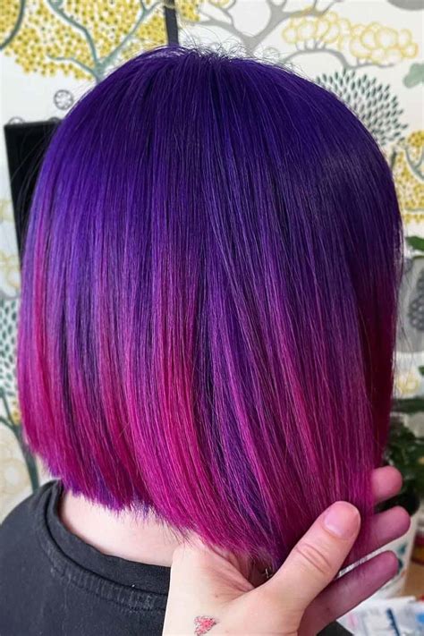 hair purple ombre|galaxy purple ombre hair.